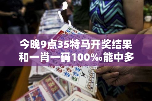 今晚9点35特马开奖结果和一肖一码100‰能中多少钱，最新动态深度解析与前瞻视频报道