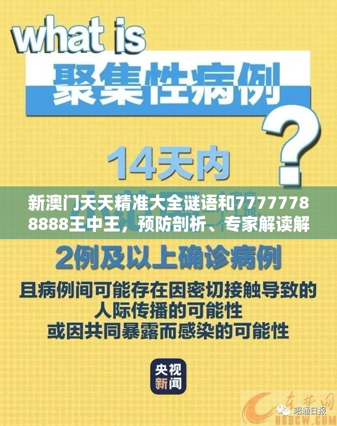 新澳门天天精准大全谜语和77777788888王中王，预防剖析、专家解读解释与落实,警惕诱导性陷阱