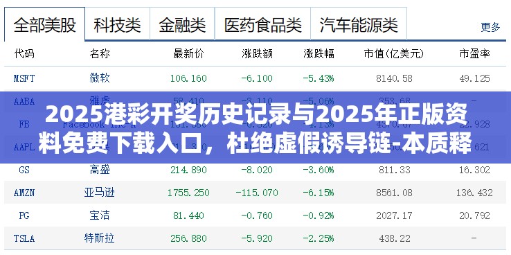 2025港彩开奖历史记录与2025年正版资料免费下载入口，杜绝虚假诱导链-本质释义、专家解析解释与落实