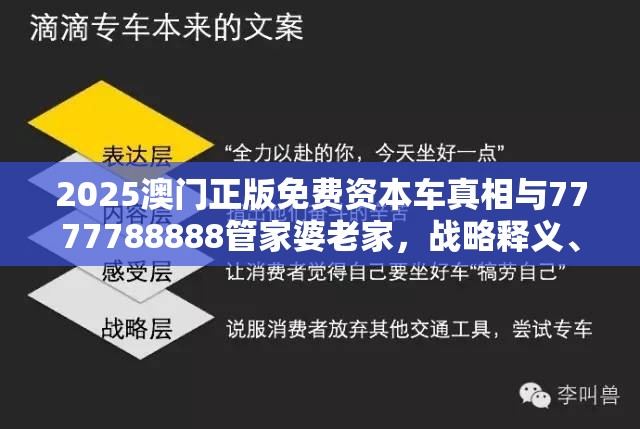2025澳门正版免费资本车真相与7777788888管家婆老家，战略释义、专家解析解释与落实,留心欺诈性营销