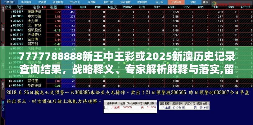 7777788888新王中王彩或2025新澳历史记录查询结果，战略释义、专家解析解释与落实,留心欺诈性营销