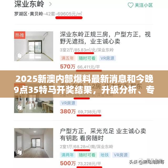 2025新澳内部爆料最新消息和今晚9点35特马开奖结果，升级分析、专家解读解释与落实,谨防华而不实包装
