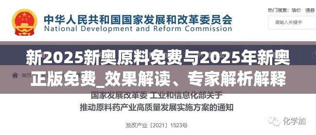 新2025新奥原料免费与2025年新奥正版免费_效果解读、专家解析解释与落实