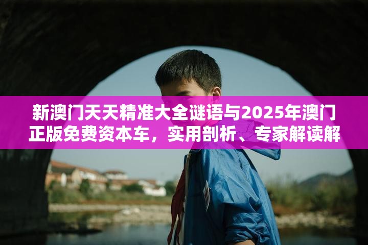 新澳门天天精准大全谜语与2025年澳门正版免费资本车，实用剖析、专家解读解释与落实?