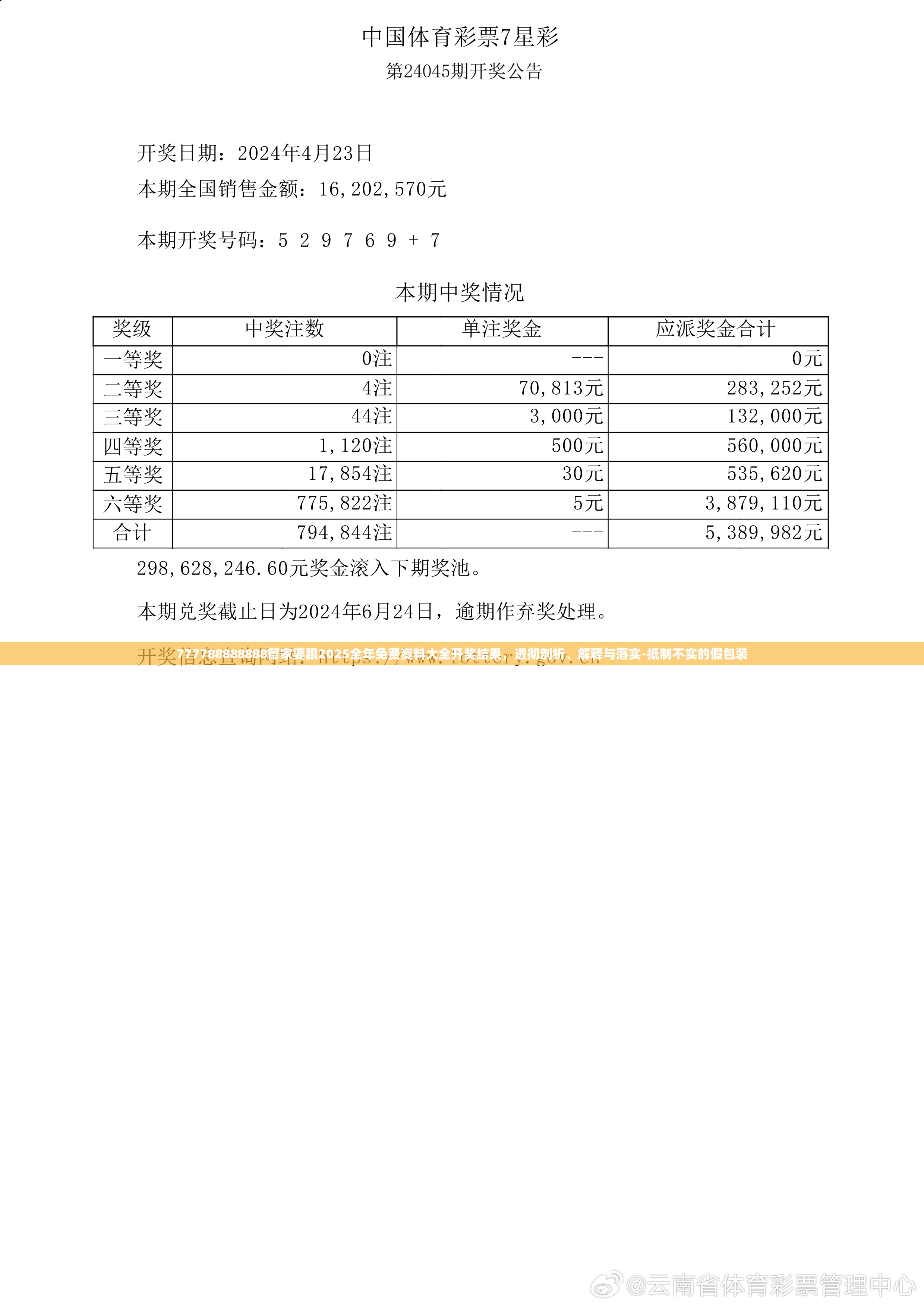 777788888888管家婆跟2025全年免费资料大全开奖结果，透彻剖析、解释与落实-抵制不实的假包装