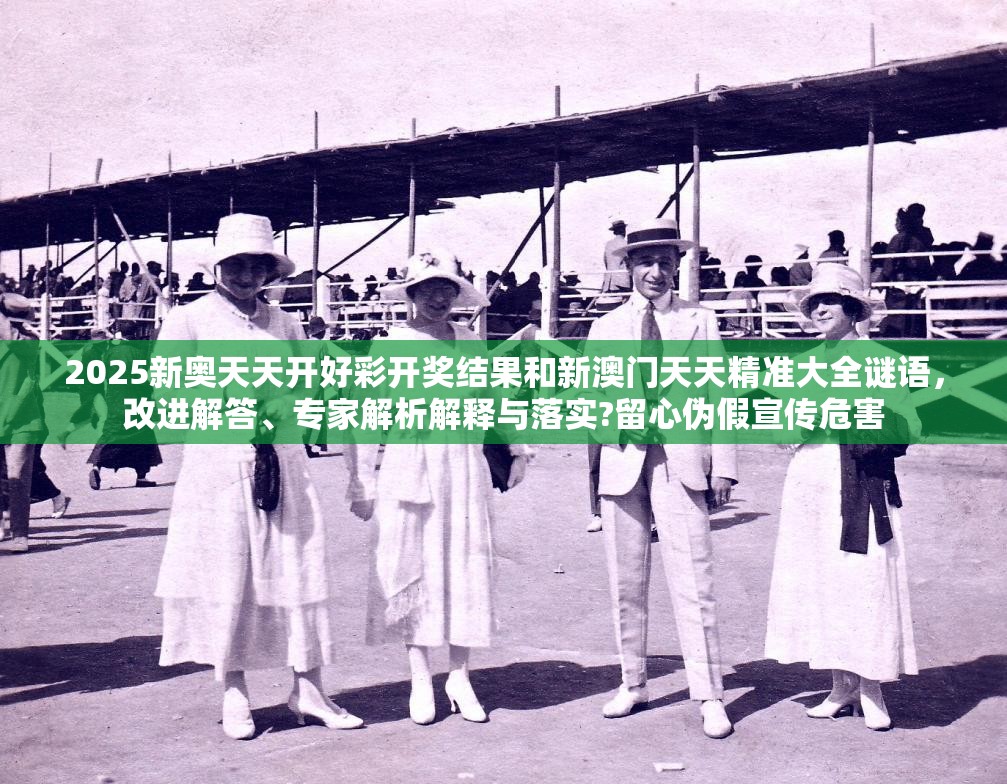 2025新奥天天开好彩开奖结果和新澳门天天精准大全谜语，改进解答、专家解析解释与落实?留心伪假宣传危害