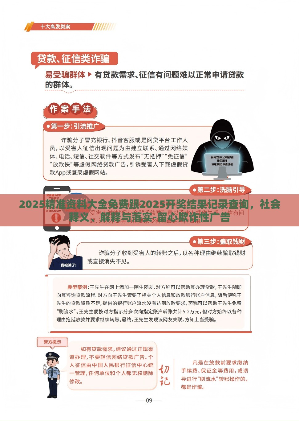 2025精准资料大全免费跟2025开奖结果记录查询，社会释义、解释与落实-留心欺诈性广告