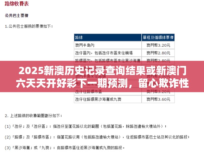 2025新澳历史记录查询结果或新澳门六天天开好彩下一期预测，留心欺诈性营销-贴切释义、专家解读解释与落实